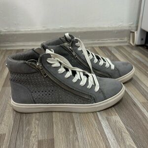 Grey High Top Steve Madden Sneakers